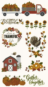 Autumn Gatherings Panel One Yard