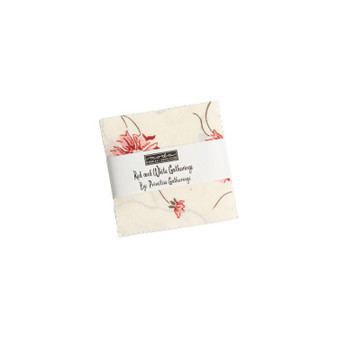 Red and White Gatherings Mini Charm