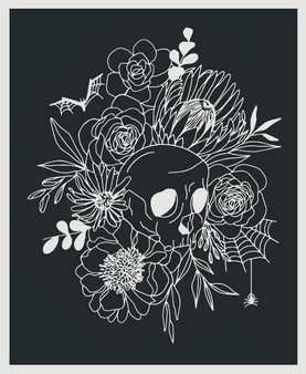 Noir 11548 23 One Yard Panel