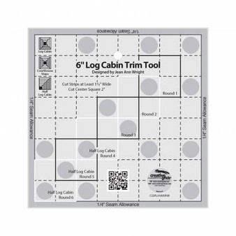 Creative Grids 6" Log Cabin Trim Tool CGRJAWMN6