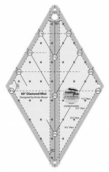 Creative Grids Non-Slip 60 Degree Mini Diamond CGR60DIAMINI